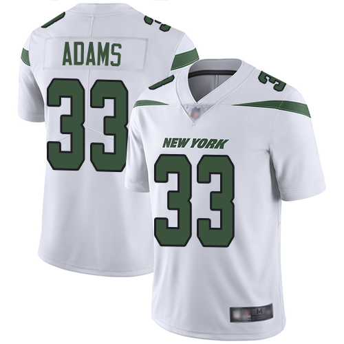 New York Jets Limited White Youth Jamal Adams Road Jersey NFL Football #33 Vapor Untouchable